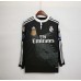 Real Madrid 14/15 Away Black Long Sleeve Soccer Jersey